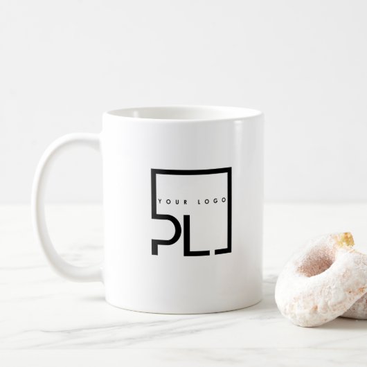 Custom Business Logo Branded Kaffeetasse (Mit Donut)