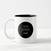 Custom Business Logo Branded Zweifarbige Tasse (Links)