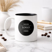 Custom Business Logo Branded Zweifarbige Tasse