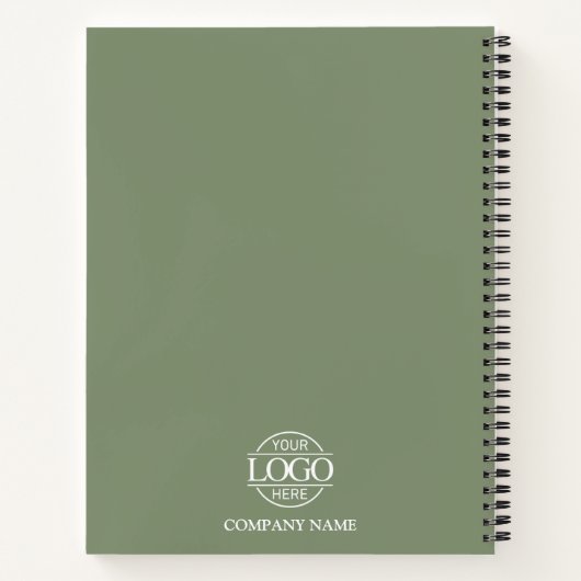 Custom Business Logo & Branding Promotional Gift Notizblock (Rückseite)