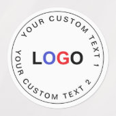 Custom Business Logo Bulk (30) Waterproof Stickers Etiketten (Design 1)