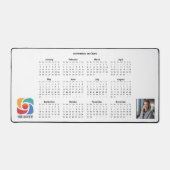 Custom Business Logo Company 2026 Calendar Schreibtischunterlage (Vorderseite)