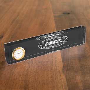Custom Business Logo Company Desk Name Plate Namensplakette