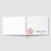 Custom Business Logo Company Gästebuch (Voll)