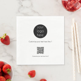 Custom Business Logo Company Promotional  Serviette