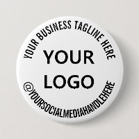 Custom Business Logo Company Tagline Social Media