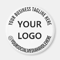 Custom Business Logo Company Tagline Social Media