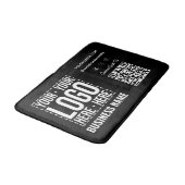 Custom Business Logo Corporate Company Modern Cool Badematte (Schrägansicht)