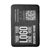 Custom Business Logo Corporate Company Modern Cool Badematte (Vorderseite Vertikal)