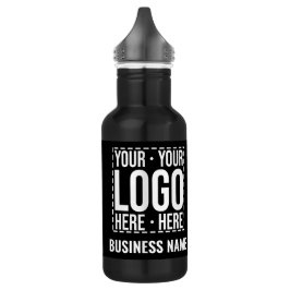 Custom Business Logo Corporate Company Modern Cool Edelstahlflasche