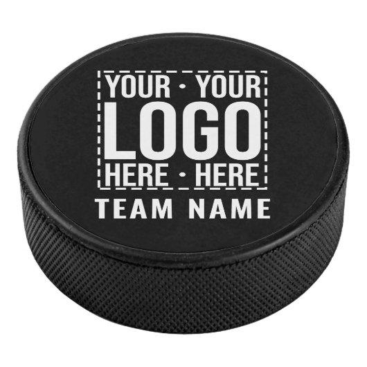 Custom Business Logo Corporate Company Modern Cool Eishockey Puck (3/4)