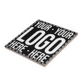 Custom Business Logo Corporate Company Modern Cool Fliese (Seite)