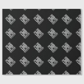 Custom Business Logo Corporate Company Modern Cool Geschenkpapier (Flach)