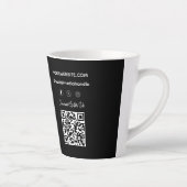 Custom Business Logo Corporate Company Modern Cool Milchtasse (Rechts)