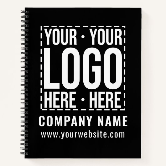 Custom Business Logo Corporate Company Modern Cool Notizblock (Vorderseite)