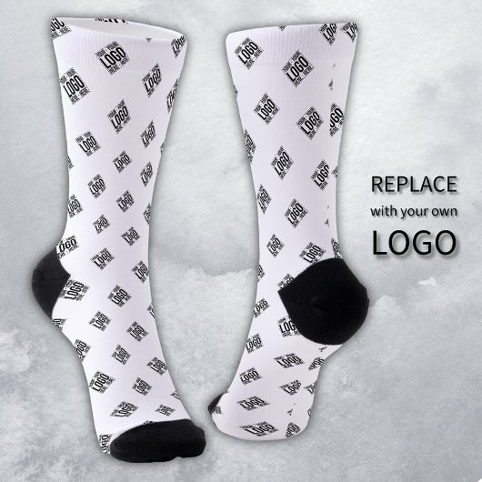 Custom Business Logo Corporate Company Modern Cool Socken