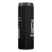 Custom Business Logo Corporate Company Modern Cool Thermosbecher (Rückseite)