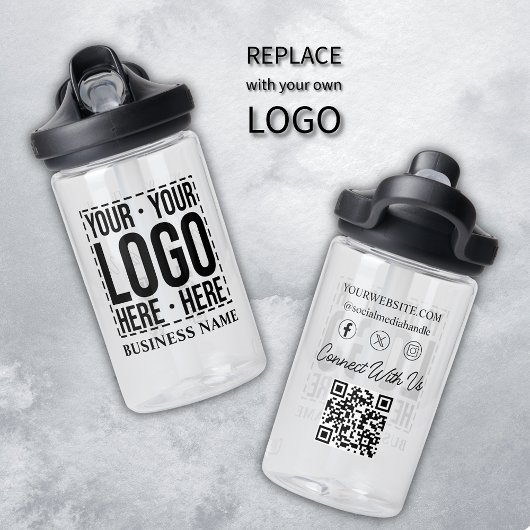 Custom Business Logo Corporate Company Modern Cool Trinkflasche