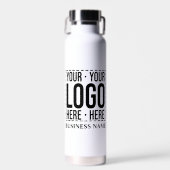 Custom Business Logo Corporate Company Modern Cool Trinkflasche (Vorne)