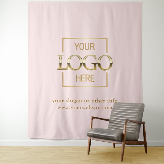 Custom Business Logo Corporate Event Backdrop Wandteppich (Beispiel)