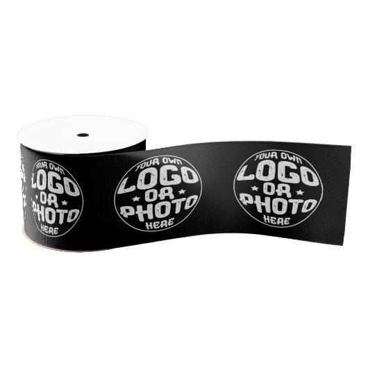 Custom Business Logo Corporate Marketing Modern Ripsband (Spule)