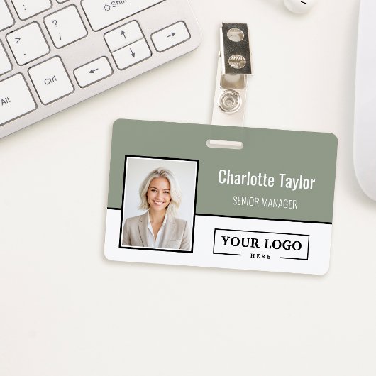 Custom Business Logo Employee Photo Ausweis