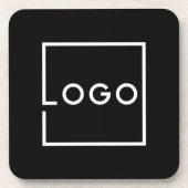 Custom Business Logo Getränkeuntersetzer (Vorderseite)