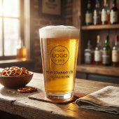 Custom Business Logo Glas