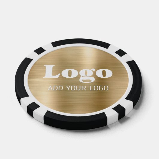 Custom Business Logo Gold Metallic Pokerchips (Einzeln)