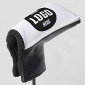 Custom Business Logo Golf Head Cover — Branded Golf Headcover (3/4 Vorderseite)