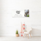 Custom Business Logo Grand Opening Photo Banner (Insitu)