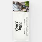 Custom Business Logo Grand Opening Photo Banner (Vertikal)