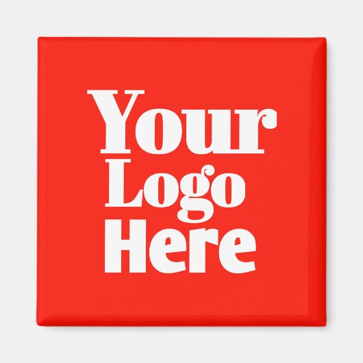 Custom Business Logo Keychain Magnet (Vorne)