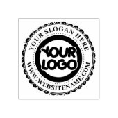 Custom Business Logo Large Gummistempel (Prägung)