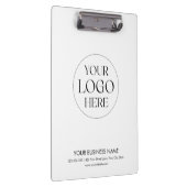 Custom Business Logo Modern Minimalist Promotional Klemmbrett (Rechts)