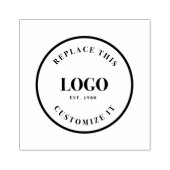 Custom Business logo only Gummistempel (Prägung)