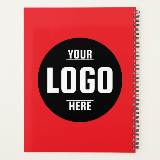 Custom Business Logo Planner 2026 - Personalisiert Planer (Rückseite)