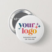 Custom Business Logo Promo Button (Vorne & Hinten)