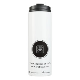 Custom Business Logo Promotional Branding Design Thermosbecher