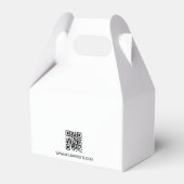 Custom Business Logo QR Code Website Vielen Dank Geschenkschachtel (Rückseite)