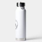 Custom Business Logo Simple Staff Trinkflasche (Links)