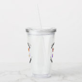 Custom Business Logo Social Media Acryltrinkbecher (Links)