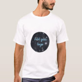 Custom Business Logo T-shirt With QR code  (Vorderseite)