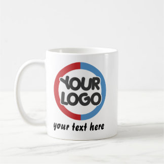 Custom Business Logo Text Mug for Businesses Gift Kaffeetasse