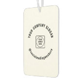 Custom Business Logo Text Promotional Branding Autolufterfrischer (Links)