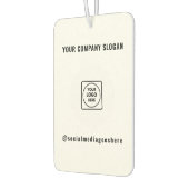 Custom Business Logo Text Promotional Branding Autolufterfrischer (Links)