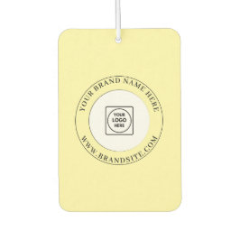 Custom Business Logo Text Promotional Branding Autolufterfrischer