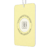 Custom Business Logo Text Promotional Branding Autolufterfrischer (Links)