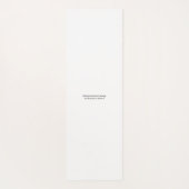 Custom Business Logo, Text Simple Promotional Yogamatte (Rückseite)