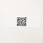 Custom Business Logo, Text Simple Promotional Yogamatte (Vorderseite (Horizontal))